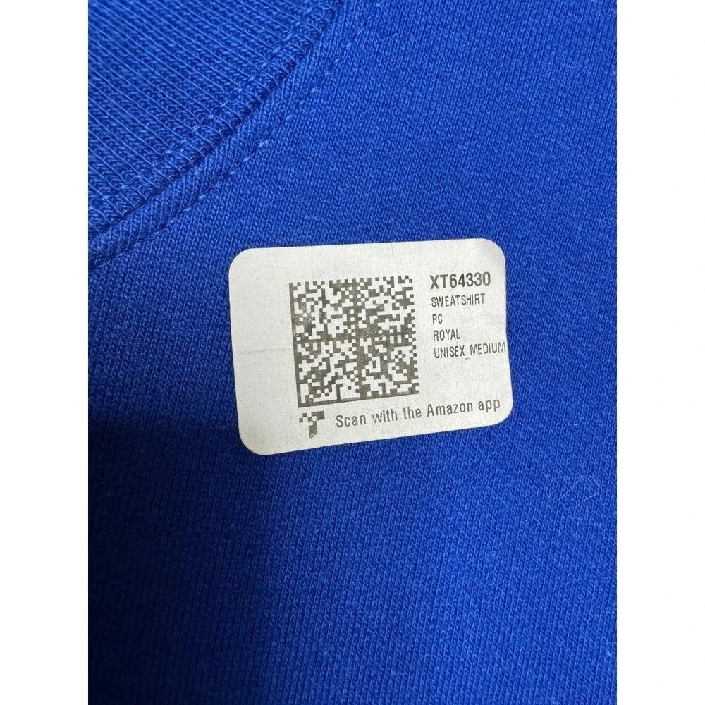 Port & Company Medium Grandmacorn Unicorn Sweatshirt Blue Crewneck Long Sleeve